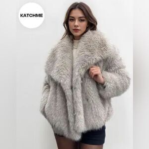 KatchMe Faux Teddy Coat on NWOT